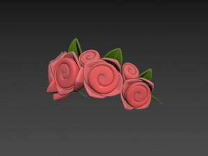 Prop005 Flower Crown Modèle 3D