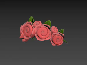 Prop005 Flower Crown 3D Model