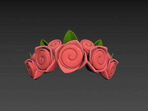 Prop005 Flower Crown Modèle 3D