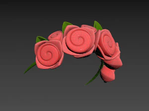 Prop005 Flower Crown 3D Model