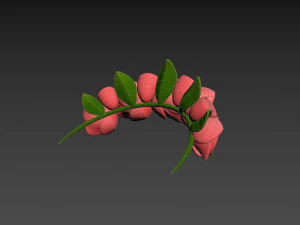 Prop005 Flower Crown 3D Model