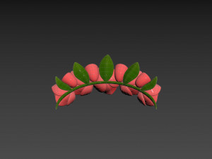 Prop005 Flower Crown Modèle 3D