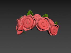 Prop005 Flower Crown Modèle 3D