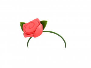 Prop006 Flower Headband 3D Модель
