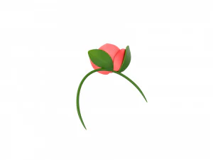Prop006 Flower Headband 3D Model
