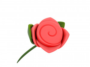 Prop006 Flower Headband 3D Модель