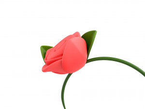 Prop006 Flower Headband 3D Модель