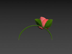 Prop006 Flower Headband 3D Модель