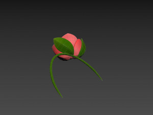 Prop006 Flower Headband 3D Модель