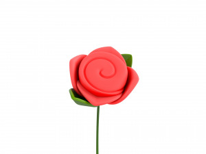Prop007 Cartoon Rose 3Dモデル
