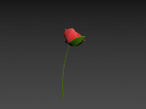 Prop007 Cartoon Rose 3Dモデル
