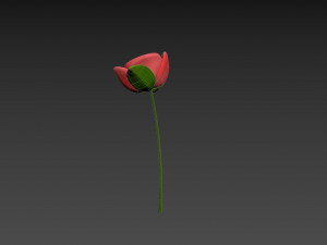 Prop007 Cartoon Rose 3Dモデル