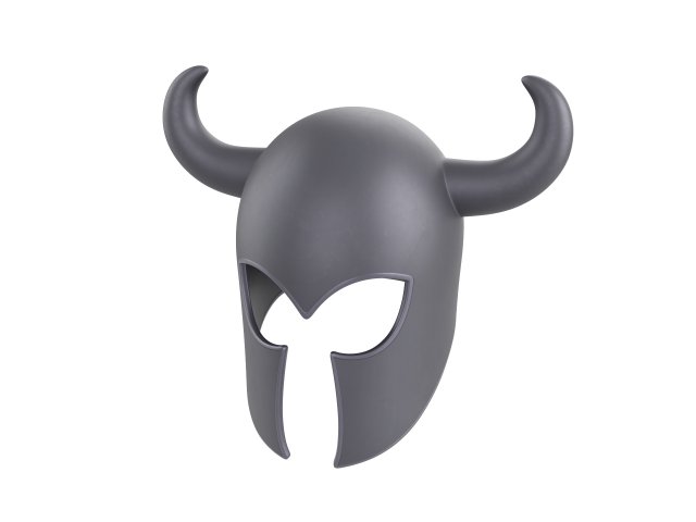 Prop010 Warrior Helmet 3D Model .c4d .max .obj .3ds .fbx .stl .blend 