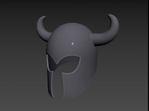 Prop010 Warrior Helmet 3D Model