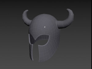 Prop010 Warrior Helmet 3D Model