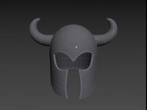 Prop010 Warrior Helmet 3D Model