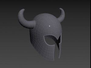 Prop010 Warrior Helmet 3D Model