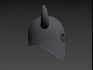 Prop010 Warrior Helmet 3D Model