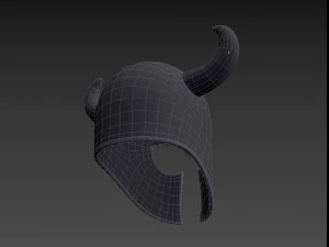 Prop010 Warrior Helmet 3D Model