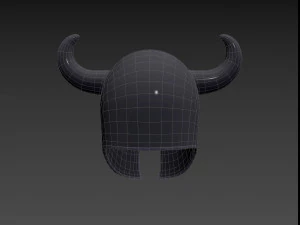 Prop010 Warrior Helmet 3D Model
