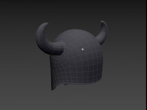 Prop010 Warrior Helmet 3D Model