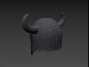 Prop010 Warrior Helmet 3D Model