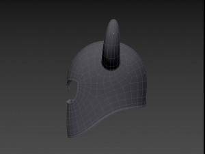 Prop010 Warrior Helmet 3D Model