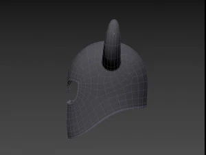 Prop010 Warrior Helmet 3D Model