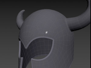Prop010 Warrior Helmet 3D Model
