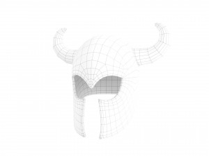 Prop010 Warrior Helmet 3D Model