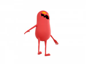 Character098 Monster 3D Model