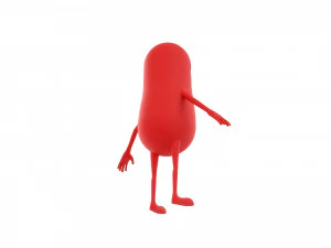 Character098 Monster 3D Model