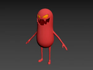Character098 Monster 3D Model