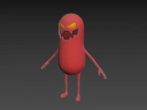 Character098 Monster 3D Model