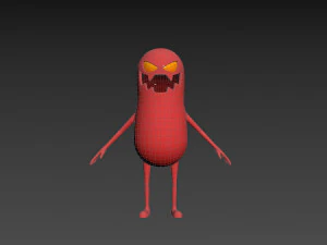 Character098 Monster 3D Model