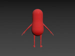 Character098 Monster 3D Model