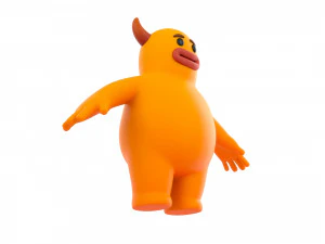 Character100 Monster 3D Model