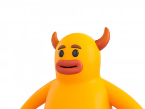 Character100 Monster 3D Model