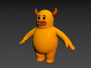 Character100 Monster 3D Model