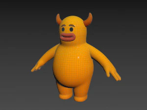 Character100 Monster 3D Model