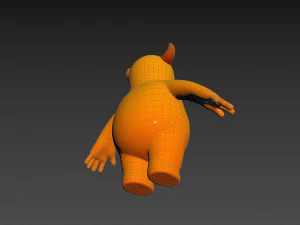 Character100 Monster 3D Model