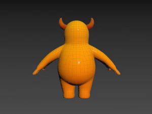 Character100 Monster 3D Model