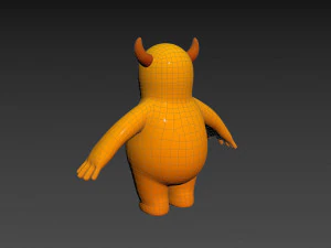Character100 Monster 3D Model