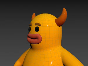Character100 Monster 3D Model