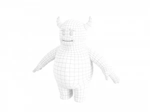 Character100 Monster 3D Model