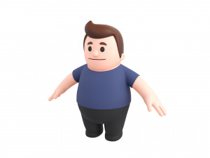 Character101 Man 3D 모델