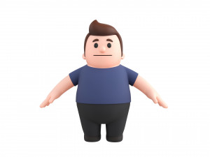 Character101 Man 3D 模型