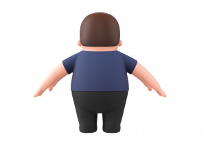 Character101 Man 3D 模型