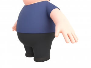 Character101 Man 3D 模型