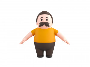 Character102 Man Modelo 3D